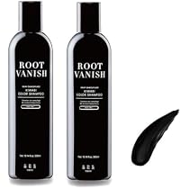 Amazon.co.jp: KIWABI Gray Hair Dyeing Shampoo Black 2-Bottle Set